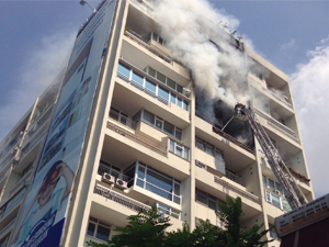 Şişli'de Yangın Paniği
