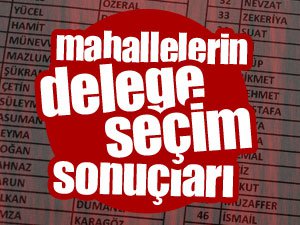Şişli mahallelerinde delege seçim sonuçları