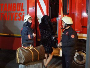 Nişantaşı'nda rezidansta yangın