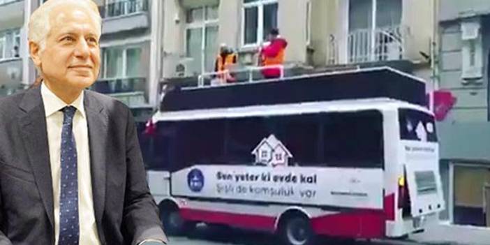 Keskin'den evlerinden kalan Şişlililere sokak konseri